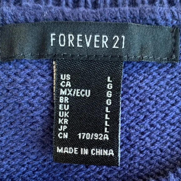 Forever 21 Smiley Face Knit Vest - Yellow and Purple - Picture 2 of 16